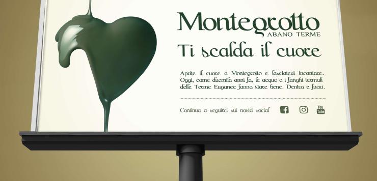 Affissioni dell'agenzia di comunicazione copiaincolla per la campagna pubblicitaria del trattamento fanghi di Abano Montegrotto Terme