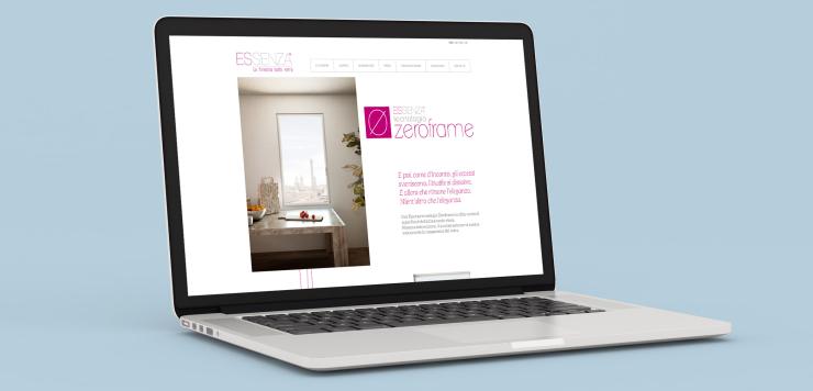 Landing page per campagna Zeroframe, la comunicazione per Es Finestra - copiaincolla
