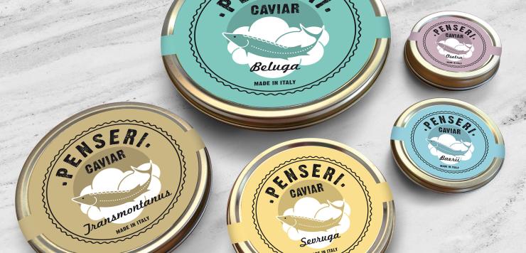 Packaging caviale Penseri per Società Naviglio