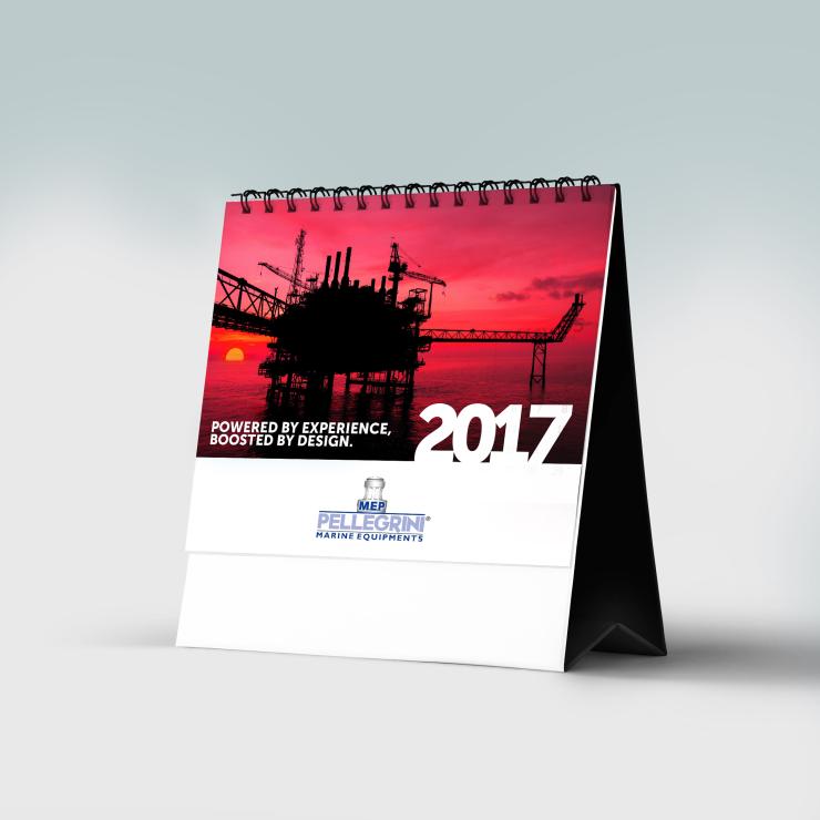 Il calendario realizzato dall'agenzia copiaincolla per MEP Marine Equipments Pellegrini