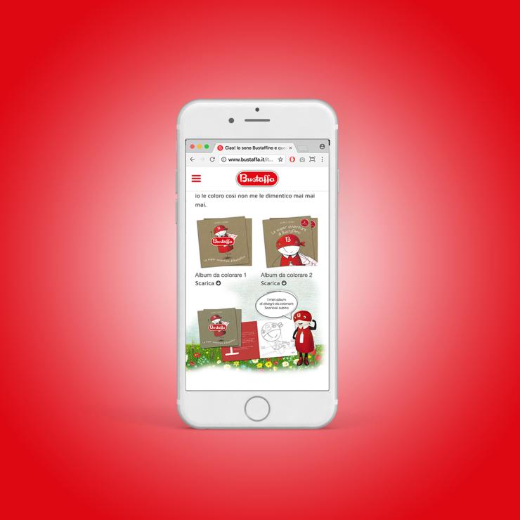 copiaincolla ha realizzato la landing page per Bustaffa