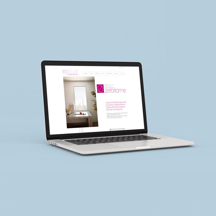 La landing page per un nuovo prodotto Es Finestra