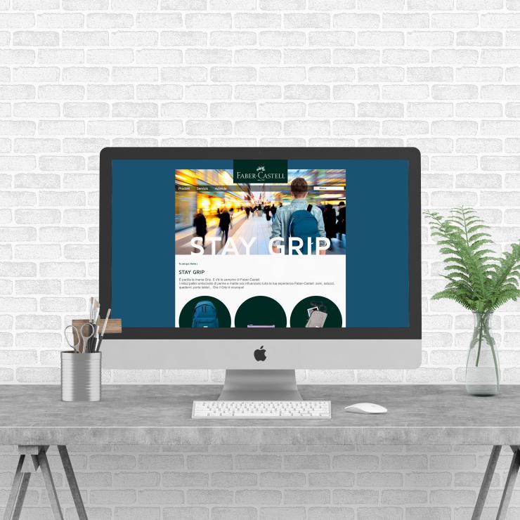 copiaincolla ha realizzato la landing page per Faber Castell