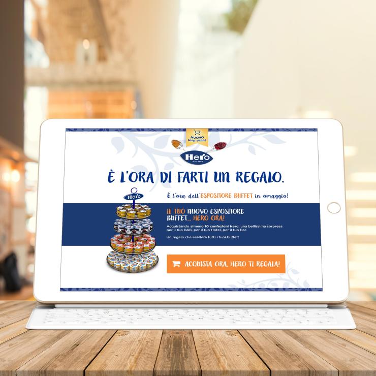 copiaincolla ha realizzato la landing page per Hero