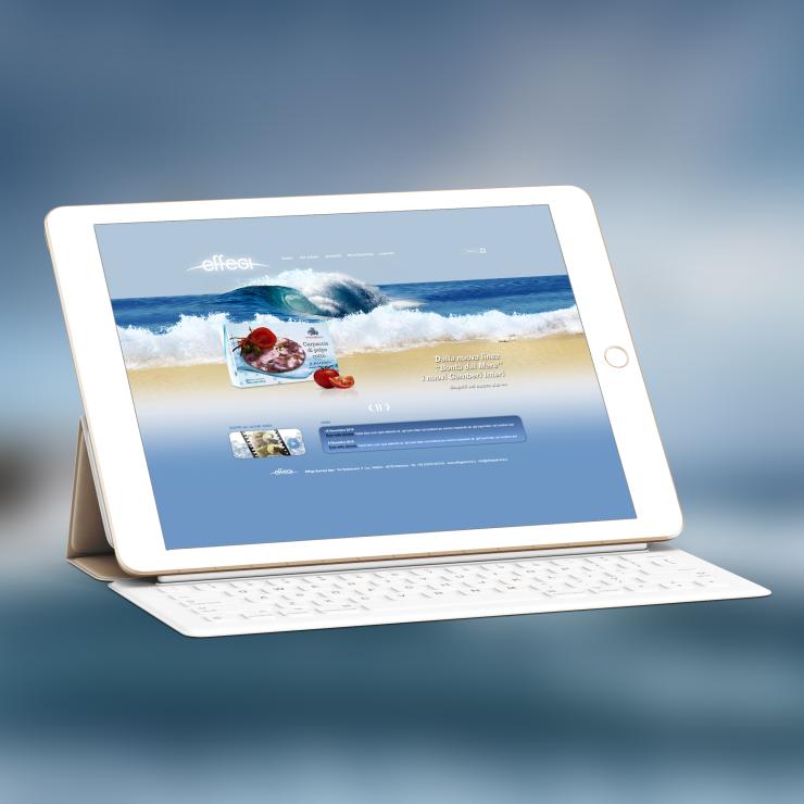 Sito web versione desktop per Effegi - copiaincolla