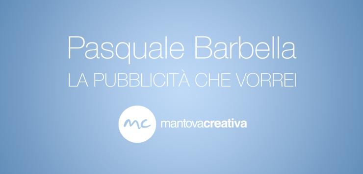 Il titolo dell'evento talk di copiaincolla con Pasquale Barbella
