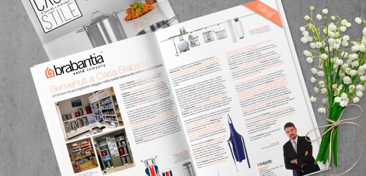 Una selezione dei contenuti creati per i prodotti di casa Brabantia.