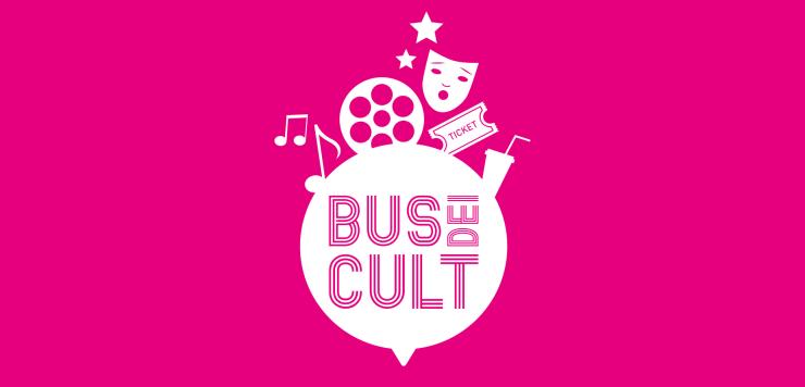 Il marchio ideato da copiaincolla per il suo evento-mostra a bordo di un autobus