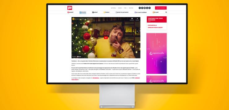 La campagna di Natale con gli spot per Tartufone Motta 2022