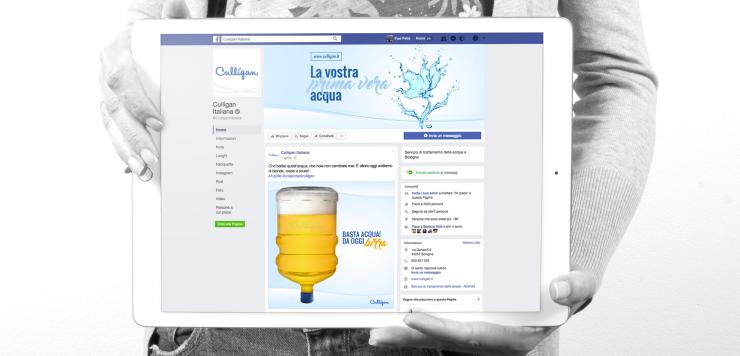 copiaincolla realizza il sito web per Culligan