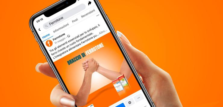Social per integratore ferrotone