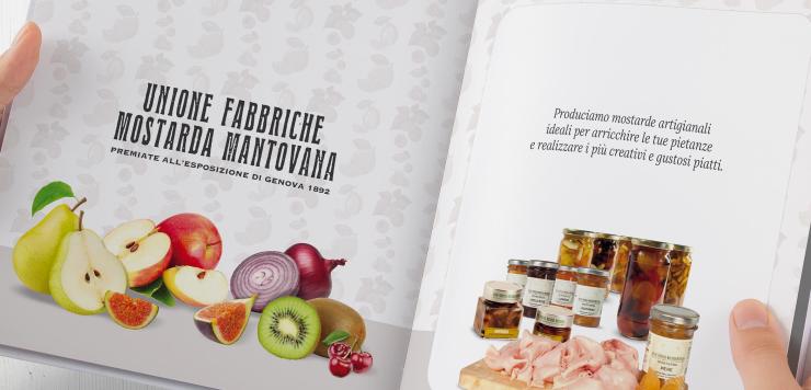 Brochure per Unione Fabbriche Mostarde Mantovane - copiaincolla