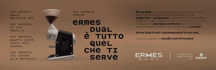 Key-visual sviluppato per la campagna stampa di presentazione per Ermes Dual - copiaincolla
