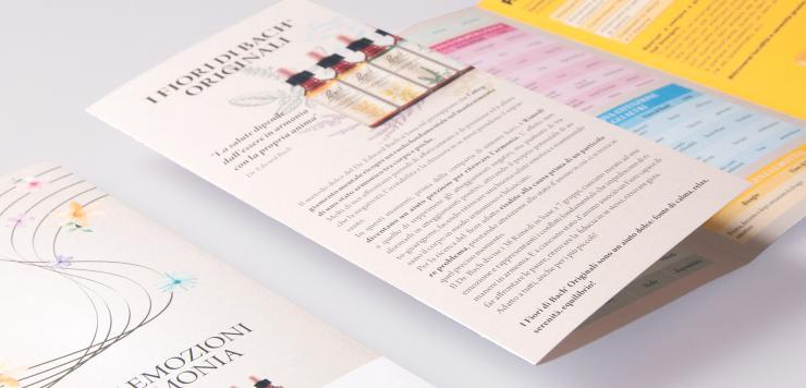 Il leaflet informativo dei Fiori di Bach