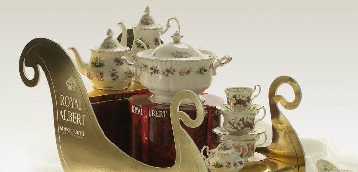 Michielotto e la slitta Royal Albert