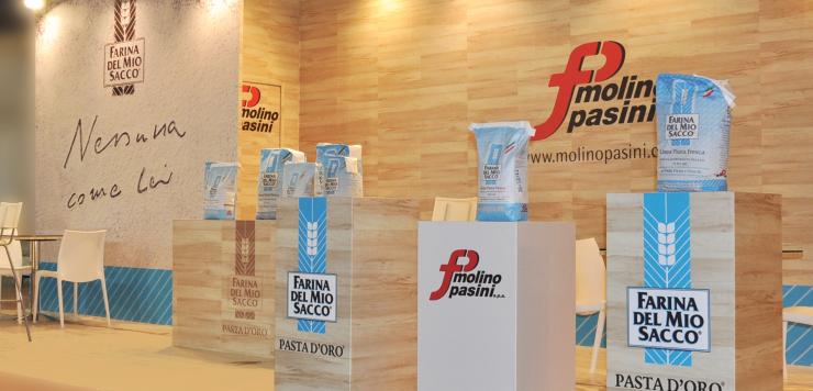 Allestimento per comunicazione Molino Pasini - copiaincolla