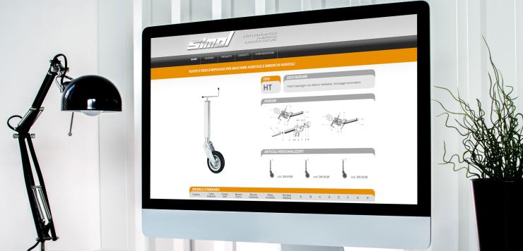 Una veduta sul sito web ideato e realizzato per Simol. - copiaincolla