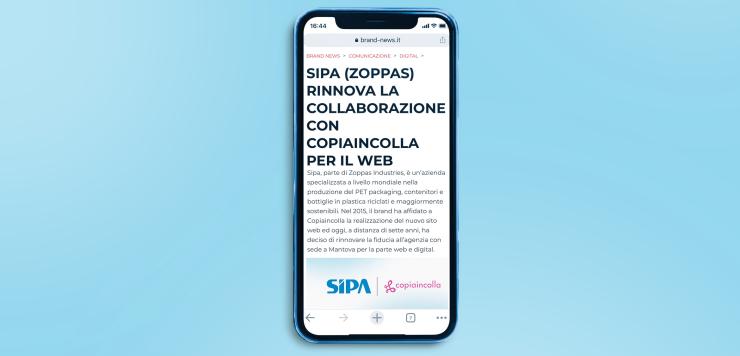 L'articolo di Brand News dedicato al debutto del nuovo sito corporate di Sipa (Zoppas Industries)