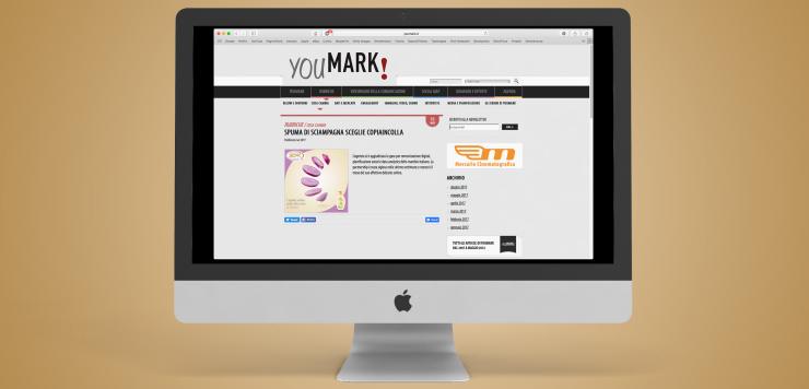 L'articolo di Youmark dedicato all'assegnazione del social Spuma di Sciampagna a copiaincolla