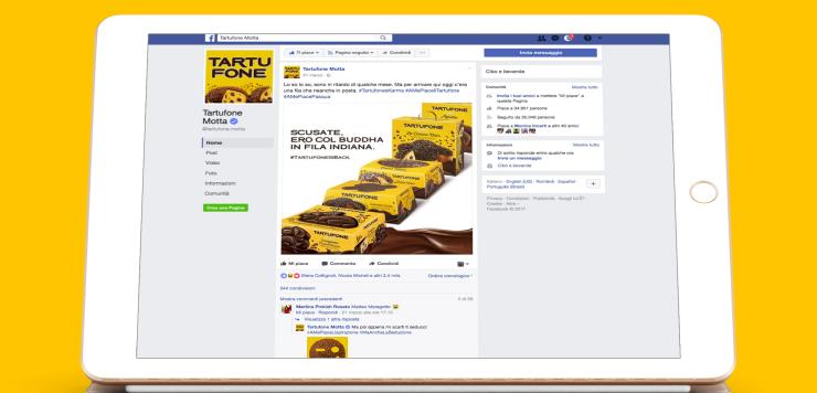 Pagina Facebook Tartufone Motta