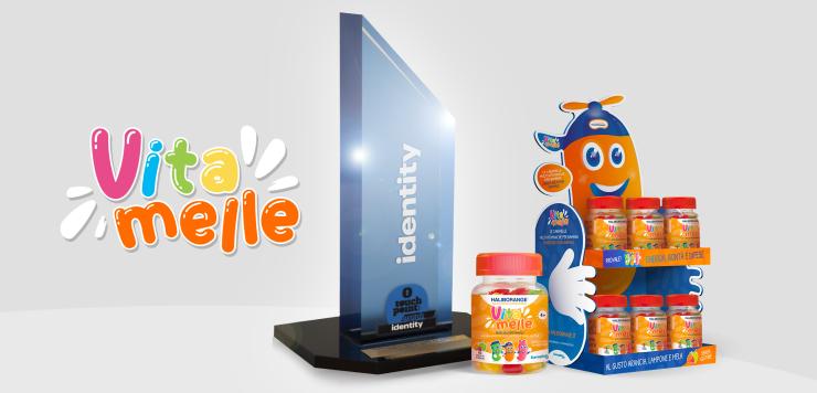 Il premio Touchpoint Identity per il progetto comunicativo Haliborange Vitamelle