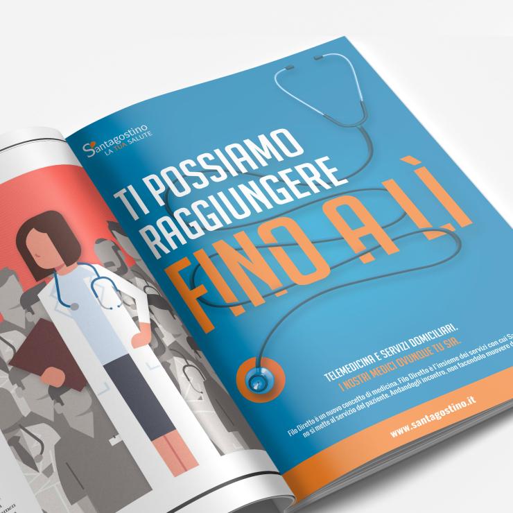 Il key visual per Santagostino - copiaincolla