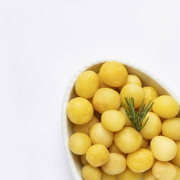Lo shooting fotografico realizzato in agenzia per il pack Le Patatose