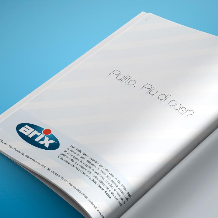 Campagna stampa per Arix - copiaincolla