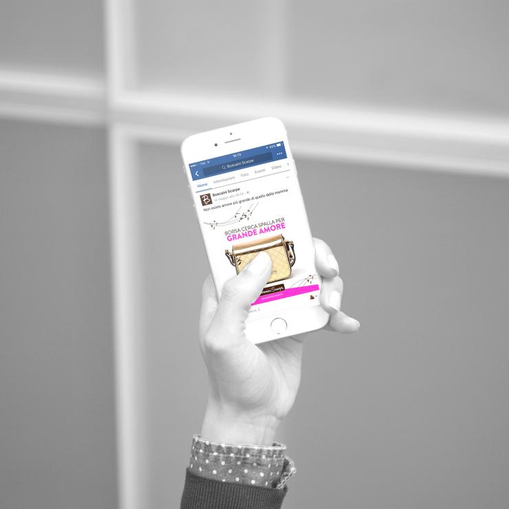 Fanpage su facebook in versione mobile per Boscaini - copiaincolla
