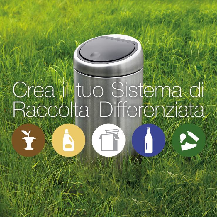 Icone campagna in-store Brabantia raccolta differenziata - copiaincolla