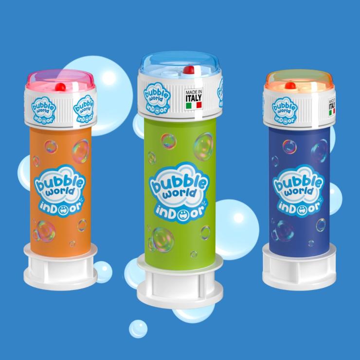 I packaging della linea Bubble World Indoor - copiaincolla