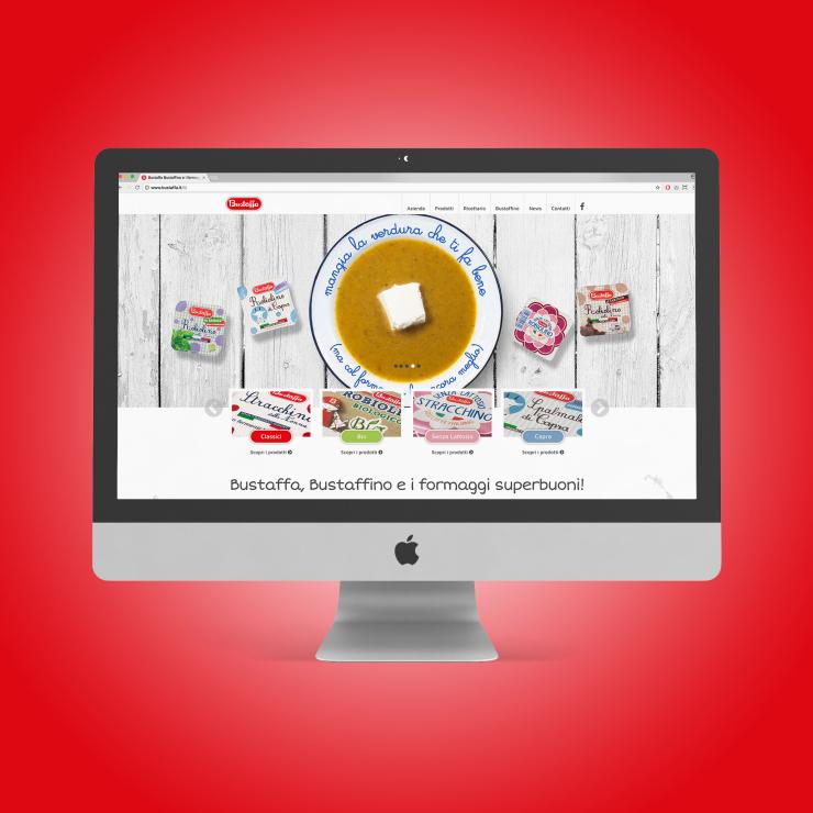 Il sito web realizzato per Bustaffa da copiaincolla