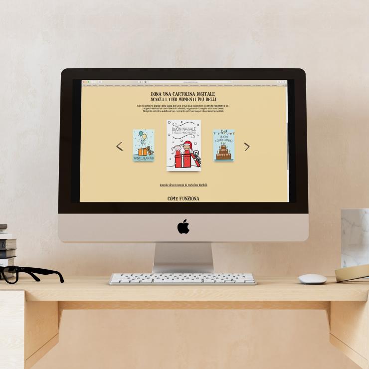 Realizzazione sito web Casa del Sole Onlus