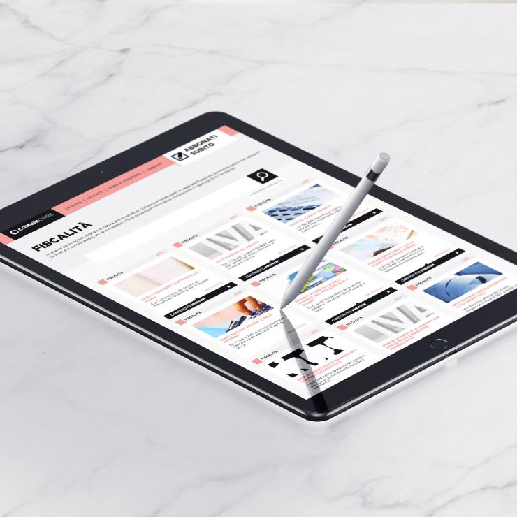 Sito web per il magazine online Comunic@re voluto dalla PA e realizzato dall'agenzia di web design e comunicazione copiaincolla - copiaincolla