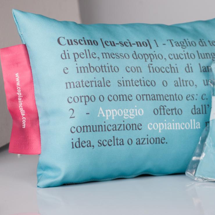 Il gadget copiaincolla cuscino
