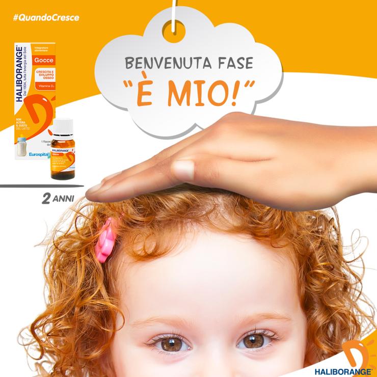 copiaincolla mostra il contenuto di un post del social media marketing per l'integratore Haliborange