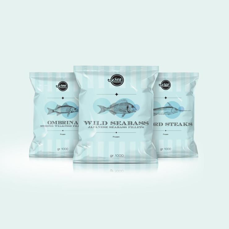 copiaincolla coordina lo sviluppo del packaging food Sea Treasure