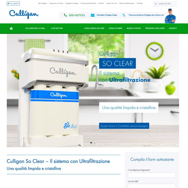 Sito web Acqua Culligan - copiaincolla