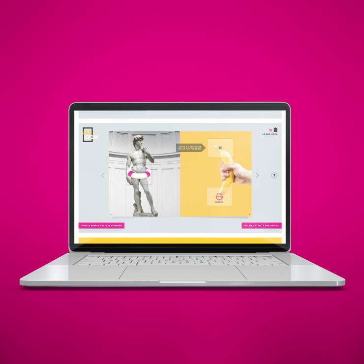Il sito web realizzato per LALBOOM