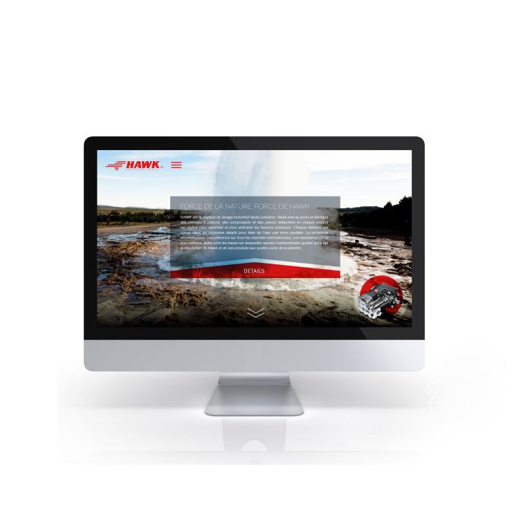 Sito web versione desktop per Hawk - copiaincolla