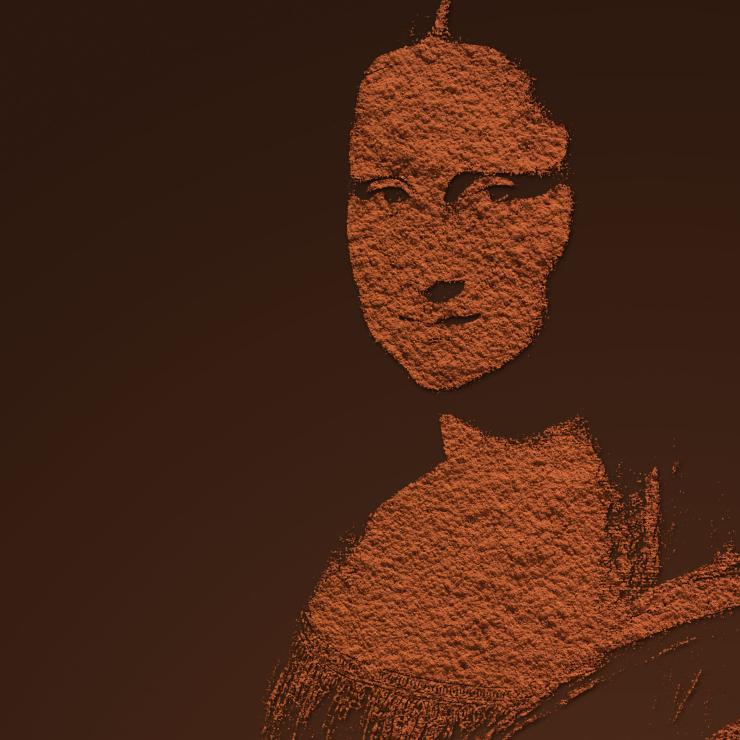 La Gioconda in cacao realizzata per Icam - copiaincolla