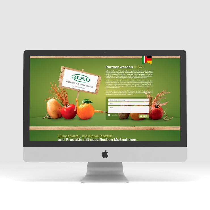 Landing page Ilsa