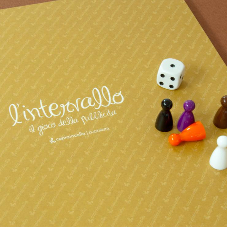 Il tabellone del gioco della pubblicità di copiaincolla - copiaincolla