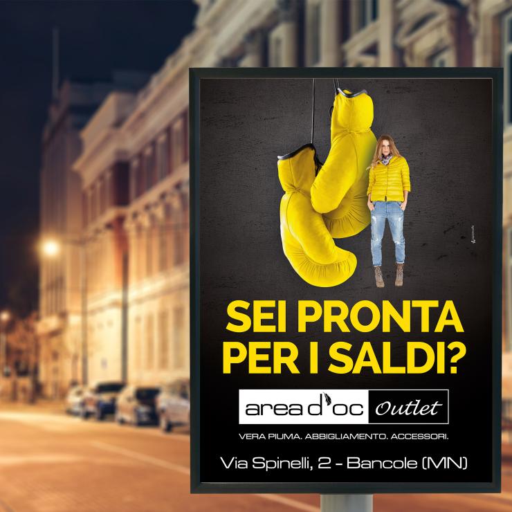Campagna saldi Italia d'Oc affissioni - copiaincolla