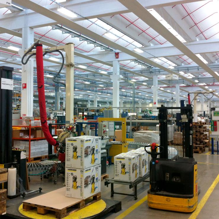 Interno azienda Karcher CEM per video di prodotto