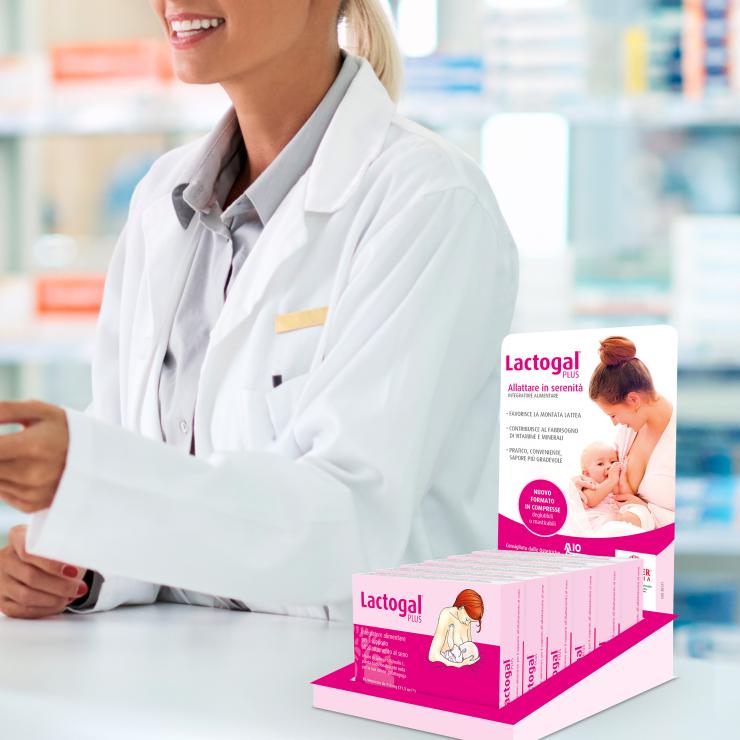 Espositore per Lactogal Plus - copiaincolla