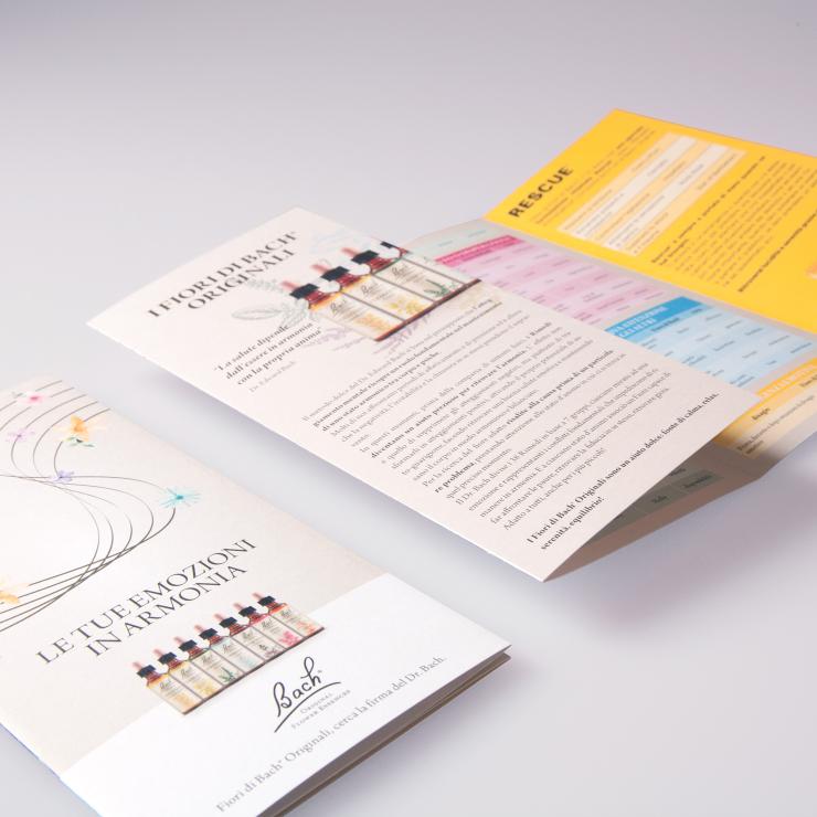 Il leaflet informativo dei Fiori di Bach