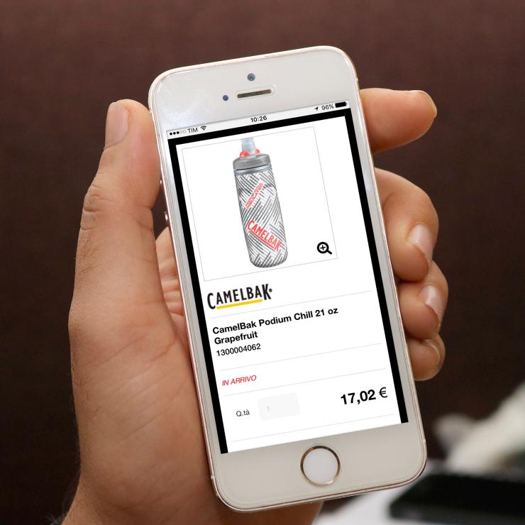 Sito mobile per l'abbigliamento tecnico sportivo e outdoor dell'azienda Nov.Ita