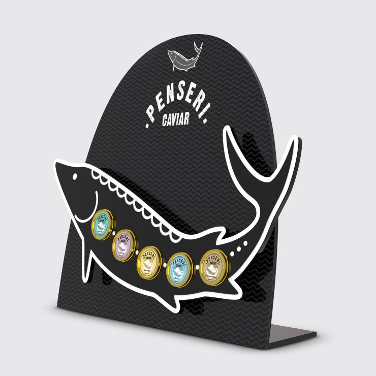 Packaging caviale food
