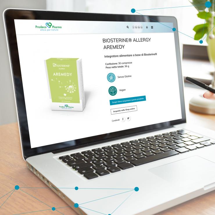Il sito web per Prodeco Pharma